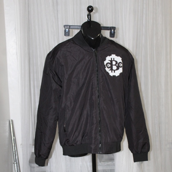 Everybody Eats Royal Blue and Black reversible bomber. - Picture 2 of 8